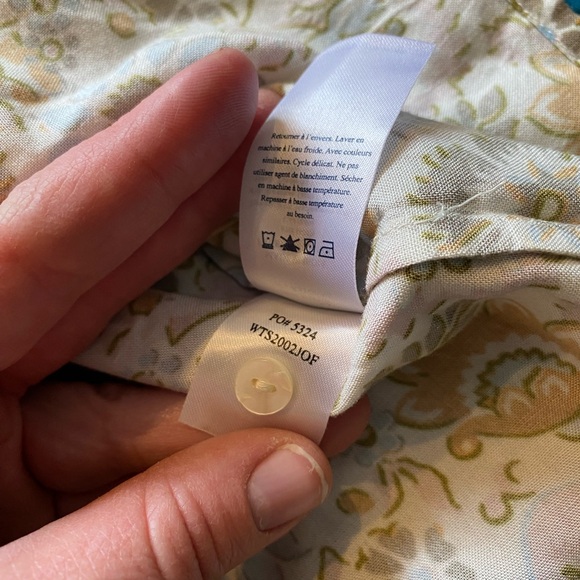 EUC Like New Faherty Floral Faith Sleeveless Blouse - Picture 8 of 10